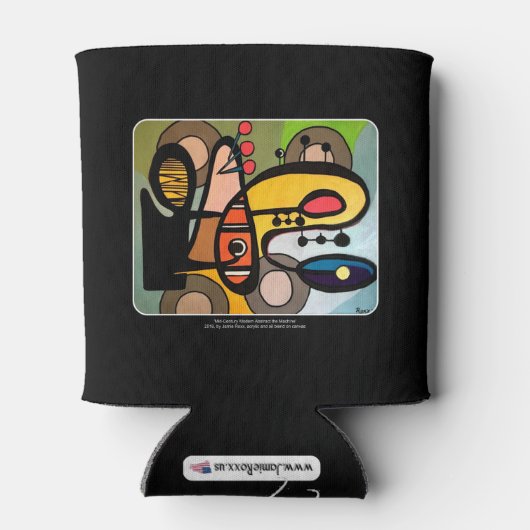 「世紀モダン半抽象芸術ザ・マシ絵画ン」 缶クーラー (裏面)