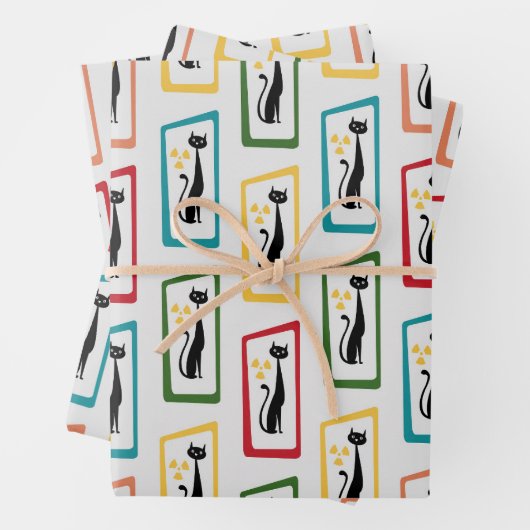 世紀モダン半数々のば ラッピングペーパーシート (インサイチュ)