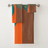 世紀中モダン期の円と線 バスタオルセット (インサイチュ)