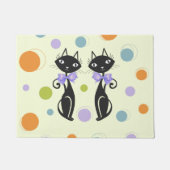 世紀中モダン期の猫 ドアマット (正面)