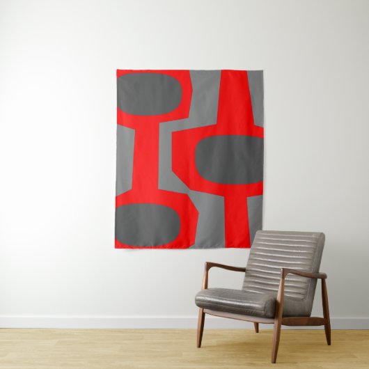 世紀中モダン期タペストリぶら下がったー壁 タペストリー (インサイチュ)