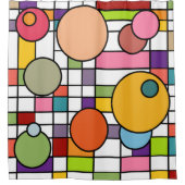 世紀中モダン期 シャワーカーテン (正面)