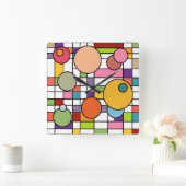 世紀中モダン期 スクエア壁時計 (ホーム)