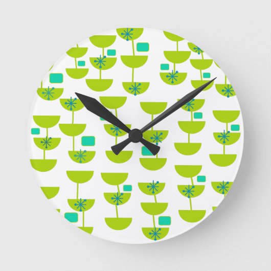 世紀中モダン期  ラウンド壁時計 (正面)