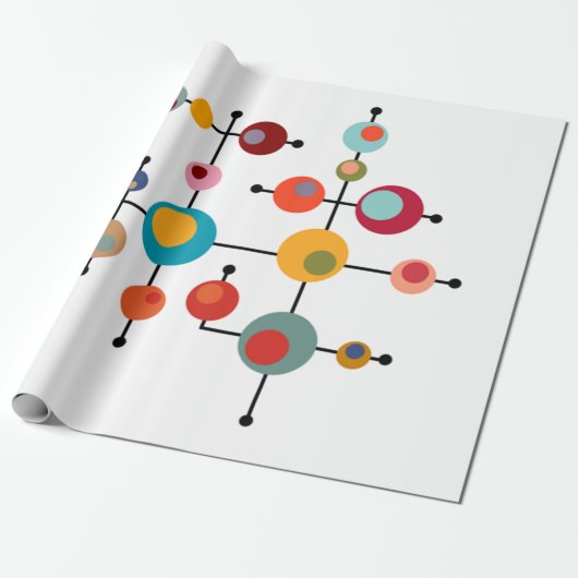 世紀中モダン期  ラッピングペーパー (アンロールド)