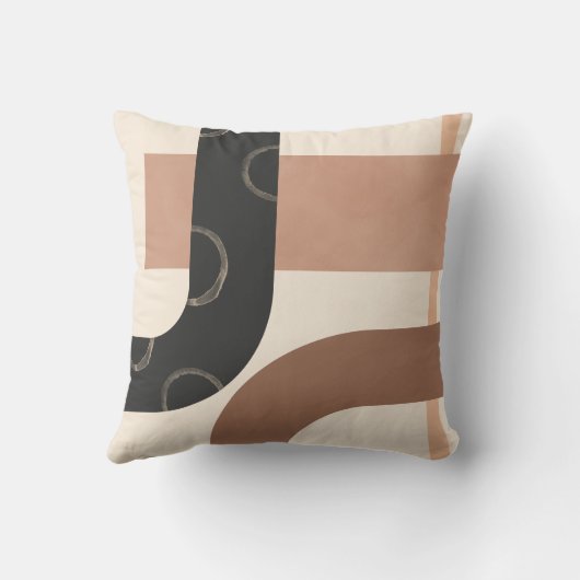 世紀中線、ジオメトリック線 クッション (裏面)