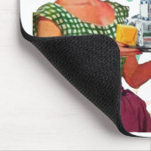 世紀中葉とモダンユーモアのある マウスパッド (コーナー)