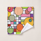 世紀中葉のグリモダンッド バスタオルセット (ウォッシュタオル)