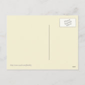 世紀中葉のモダンクリスマスツリー シーズンポストカード (裏面)