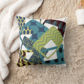 世紀中葉の丸形のモダン長方形 クッション (ブランケット)