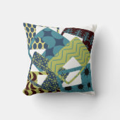 世紀中葉の丸形のモダン長方形 クッション (正面)