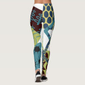 世紀中葉の丸形のモダン長方形 レギンス (裏面)