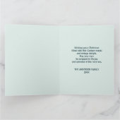 世紀中葉の原子クリスマス カード (内部)