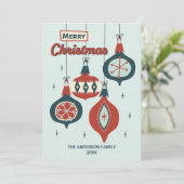 世紀中葉の原子クリスマス シーズンカード (スタンド正面)