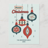 世紀中葉の原子クリスマス シーズンポストカード (正面)