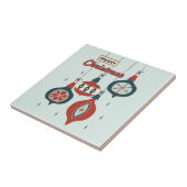 世紀中葉の原子クリスマス タイル (側面)