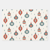 世紀中葉の原子クリスマス ラッピングペーパーシート (正面2)