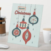 世紀中葉の原子クリスマス 台座サイン (インサイチュ)