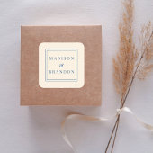 世紀中葉の結婚式花 |クリーム スクエアシール