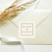 世紀中葉の結婚式花 |クリーム スクエアシール