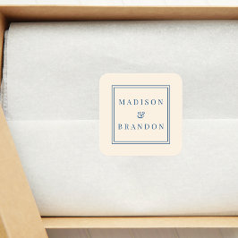 世紀中葉の結婚式花 |クリーム スクエアシール