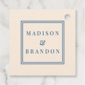 世紀中葉の結婚式花 |クリーム フェイバータグ (裏面)