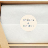 世紀中葉の結婚式花 |クリーム ラウンドシール