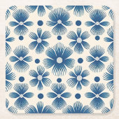 世紀中葉の結婚式花 |フルプリント スクエアペーパーコースター (正面)