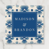 世紀中葉の結婚式花 |フルプリント フェイバータグ (正面)