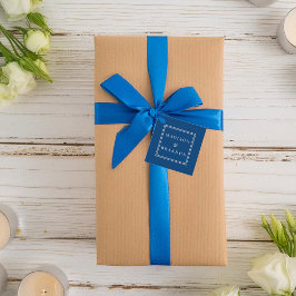 世紀中葉の結婚式花 |青 フェイバータグ