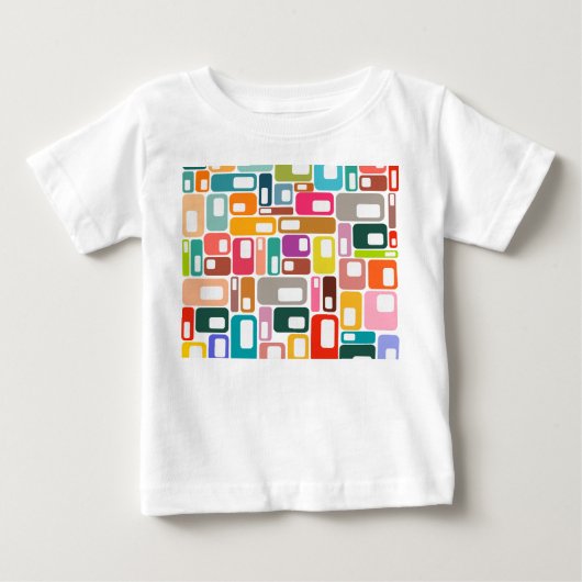 世紀中葉パタモダンーン ベビーTシャツ (正面)
