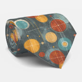 世紀中葉モダンの原子点 ネクタイ (ロール)