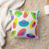 世紀中葉モダンカラフル抽象芸術 クッション (ブランケット)
