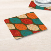 世紀中葉モダン型コースター スクエアペーパーコースター (アングル)