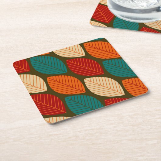 世紀中葉モダン型コースター スクエアペーパーコースター (アングル)