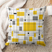 世紀中頃のグリッド クッション (ブランケット)