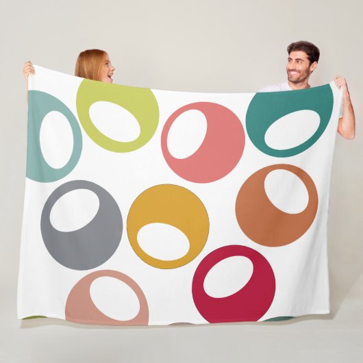 世紀中頃のジャグリングモダン フリースブランケット (インサイチュ)