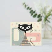 世紀中頃のネコモダン シーズンポストカード (スタンド正面)