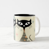 世紀中頃のネコモダン ツートーンマグカップ (正面右)