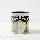 世紀中頃のネコモダン ツートーンマグカップ (中央)
