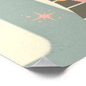 世紀中頃のネコモダン ポスター (角)