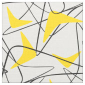 世紀中頃のブーメラン ファブリック (クローズアップ)