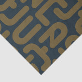 世紀中頃のミニマルモダンリスト幾何エレガント的 薄葉紙 (詳細)