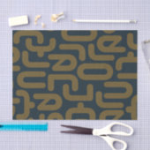 世紀中頃のミニマルモダンリスト幾何エレガント的 薄葉紙 (クラフト)