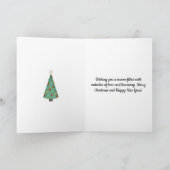 世紀中頃のメロディー：クリスマス・ノエル合唱団 カード (内部)