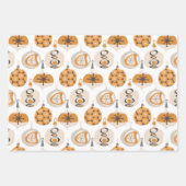 世紀中頃のモダンクリスマス ラッピングペーパーシート (正面2)