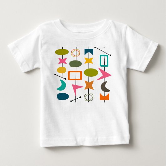世紀中頃のモダン串 ベビーTシャツ (正面)