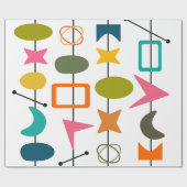 世紀中頃のモダン串 ラッピングペーパー (フラット)