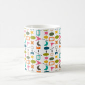 世紀中頃の串モダン材 コーヒーマグカップ (中央)