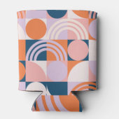 世紀中頃の円ストライプのパターン 缶クーラー (裏面)